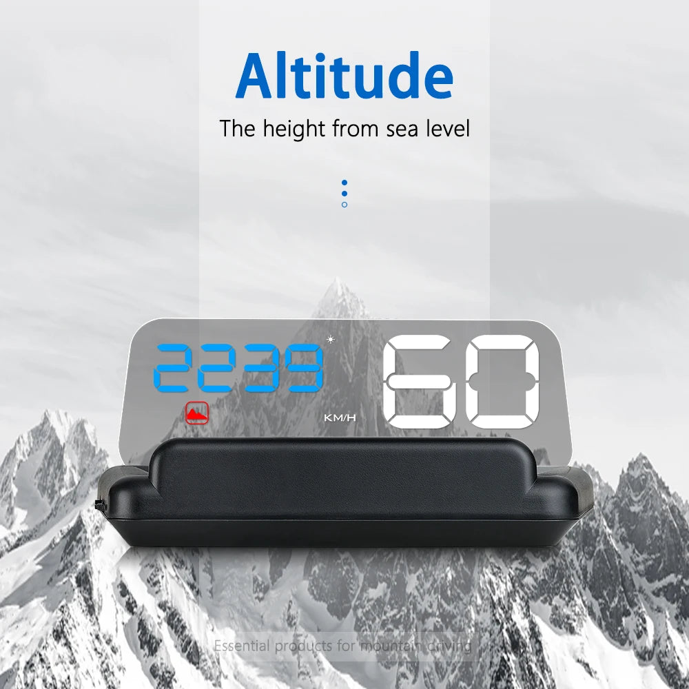 C500 OBD2 T900 GPS HUD Car Head-Up Display OBD Windshield Projector Speedometer Digital Auto Accessories Automotive Electronics