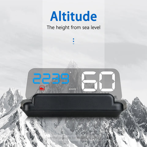 C500 OBD2 T900 GPS HUD Windshield Speedometer