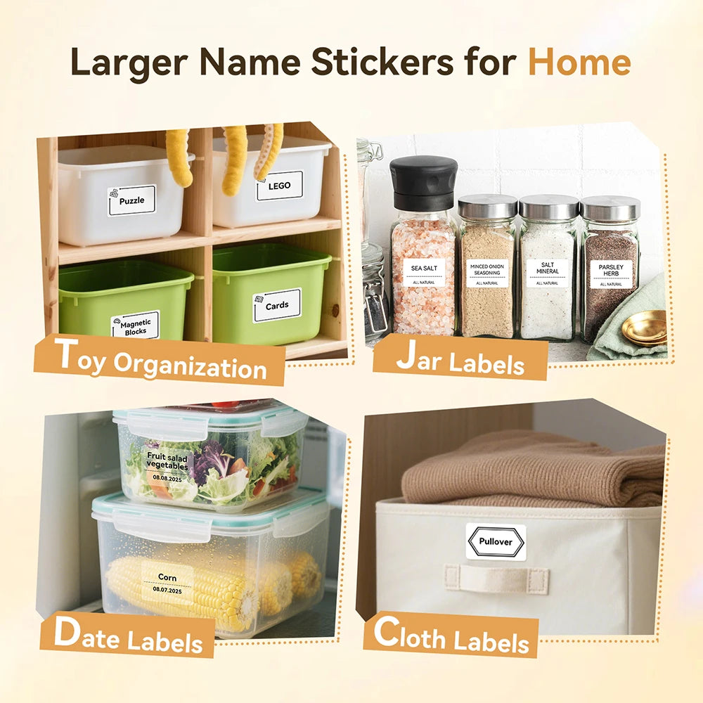 NiiMbot B21 Mini Thermal Printer Wireless Barcode Label Maker Bluetooth Portable Adhesive Label Printers for Office Commercial