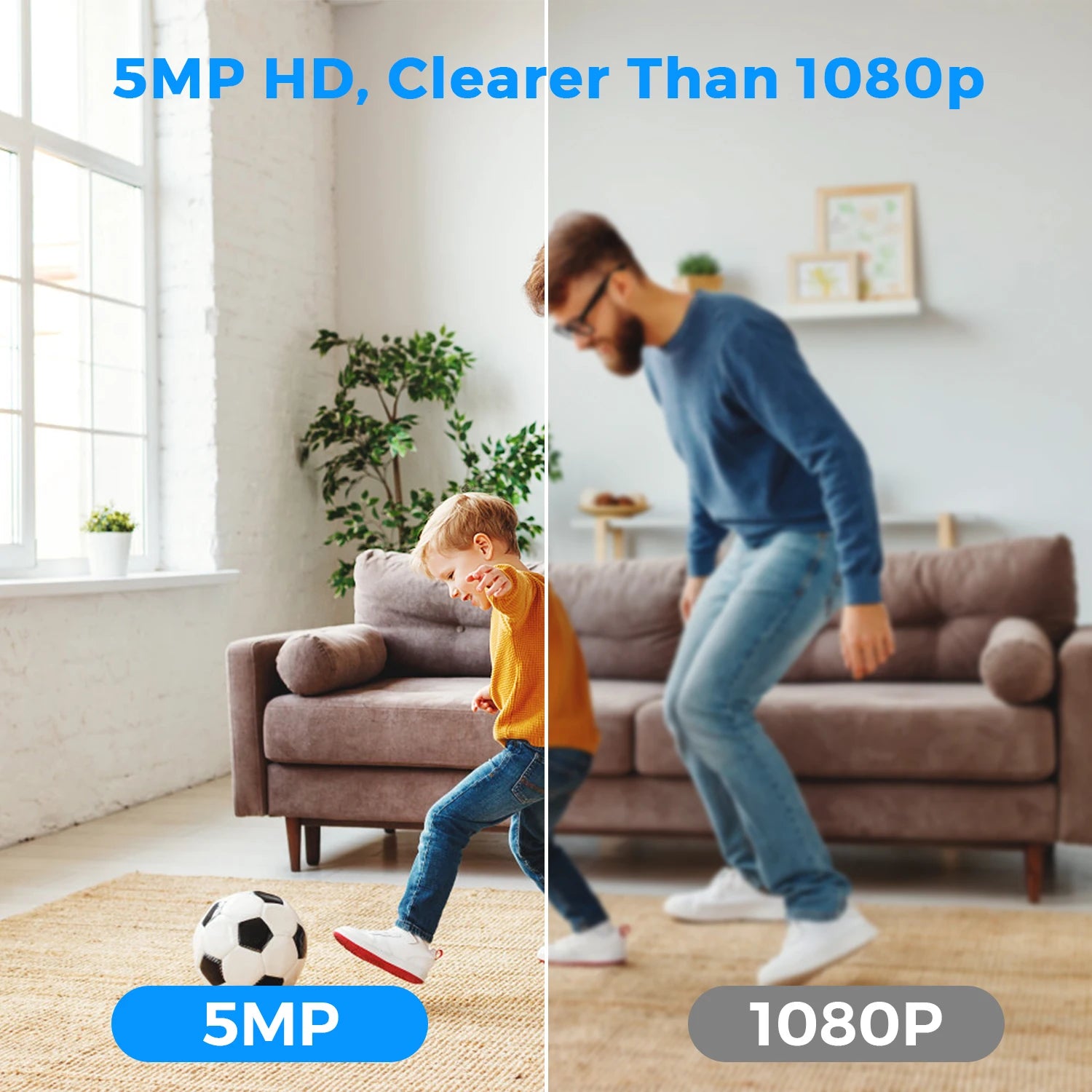 5MP HD Wifi Security Camera Mini Indoor Home Surveillance Camera Night Vision Two Ways Audio Human Detection O-KAM APP 5G IP CAM