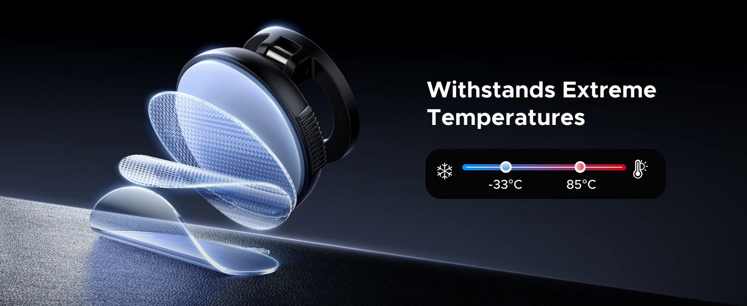 UGREEN Magnetic Car Phone Holder  360°Rotatable Dashboard Suction Cup Car Mount For Magsafe iPhone 16 15 14 ProMax Xiaomi Samsun