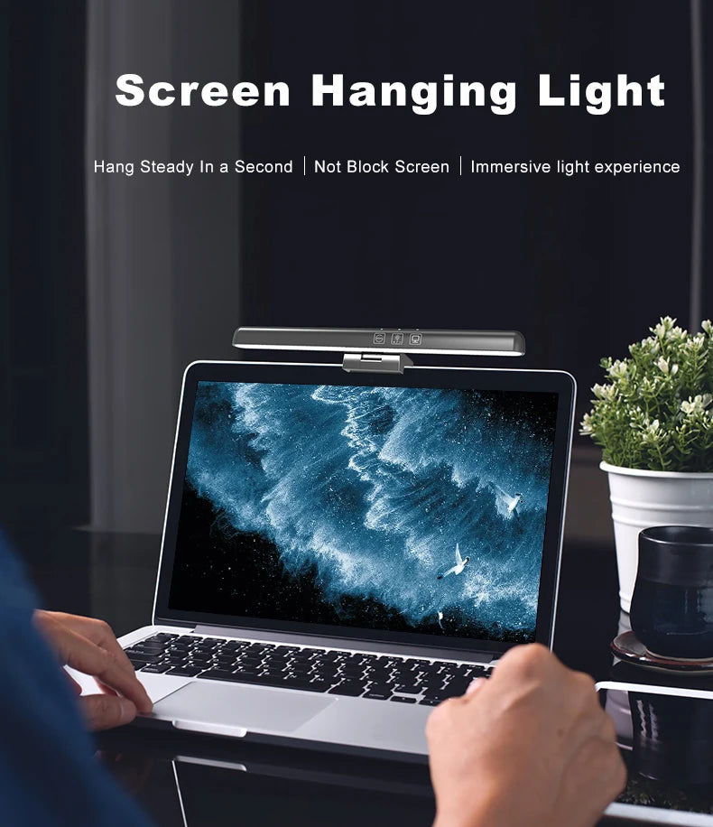 LED Computer Monitor Light Bar For Learning/Reading/Work Dimming Night Lighting Display Screen Hanging Lamp Eye Protection Lamp
