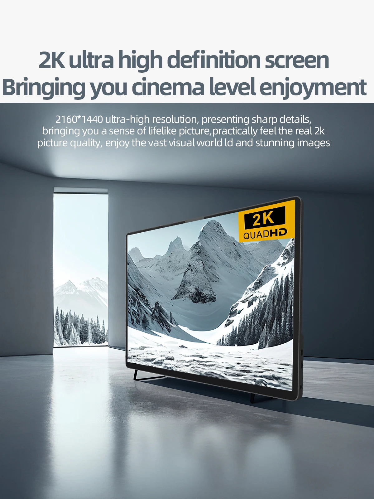 14 Inch 2K Portable Monitor 15: 10 2160*1440 IPS HDMI TYPEC For Laptop XBox PS4/5 Switch Cell Phone Computer Extension Office