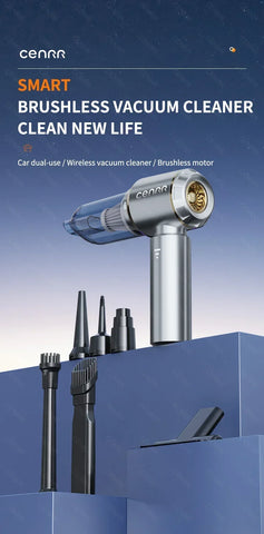 CENRR Cordless Car Vacuum Cleaner, Strong Suction