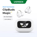UGREEN LCD Full Color Smart Screen Wireless TWS Bluetooth Earphones Earbuds 52dB Active Noise Cancelling ANC In Ear Headphones