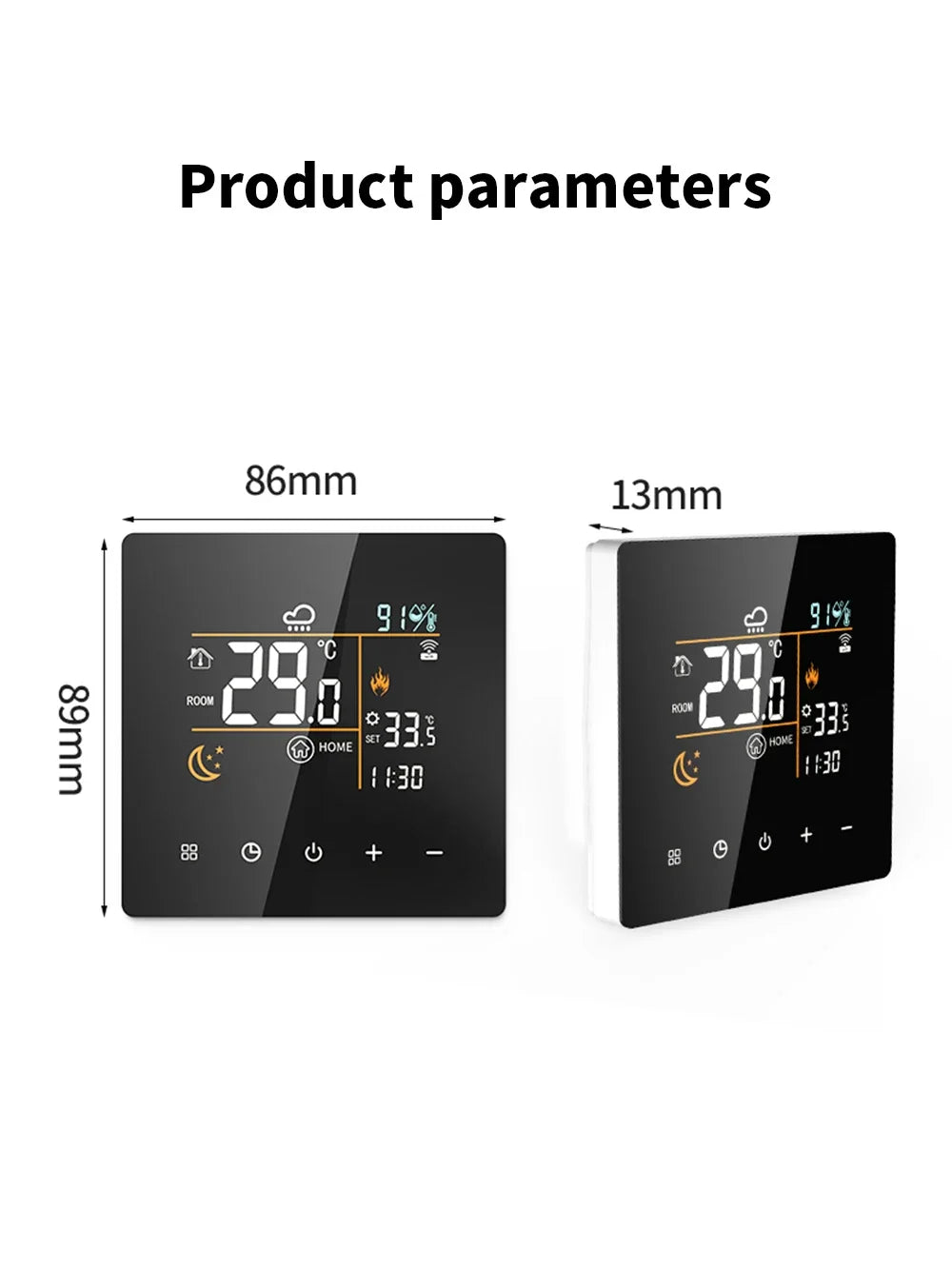 Tuya Smart WiFi Thermostat 3/16/25A Electric Gas Boiler Water Heating Temperature Controller Home Intelligent Heating Accessory