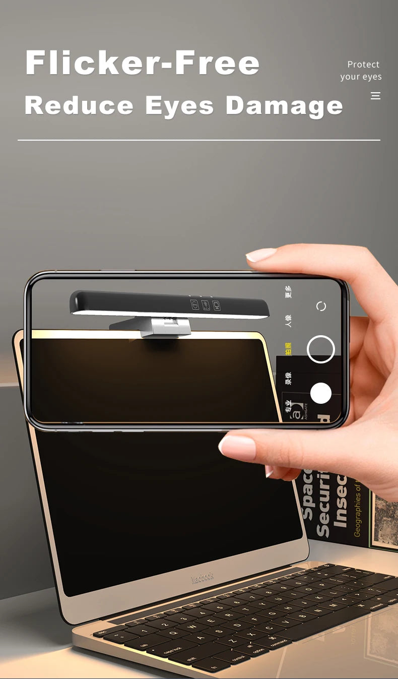 LED Computer Monitor Light Bar For Learning/Reading/Work Dimming Night Lighting Display Screen Hanging Lamp Eye Protection Lamp