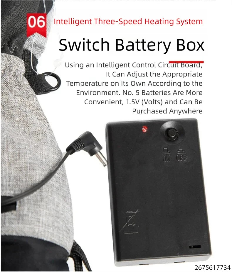 Skiing Heated Glove Rechargeable 5000Mah New Ski Electric Heated Gloves Winter Warm Moto Heated Gloves Warm Waterproof