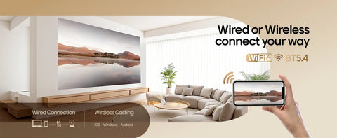 Magcubic Projector HY300 PRO 8K Android 14 Dual Wifi6 290ANSI Allwinner H726 BT5.4 1080P 1280*720P Home Cinema Outdoor Projetor