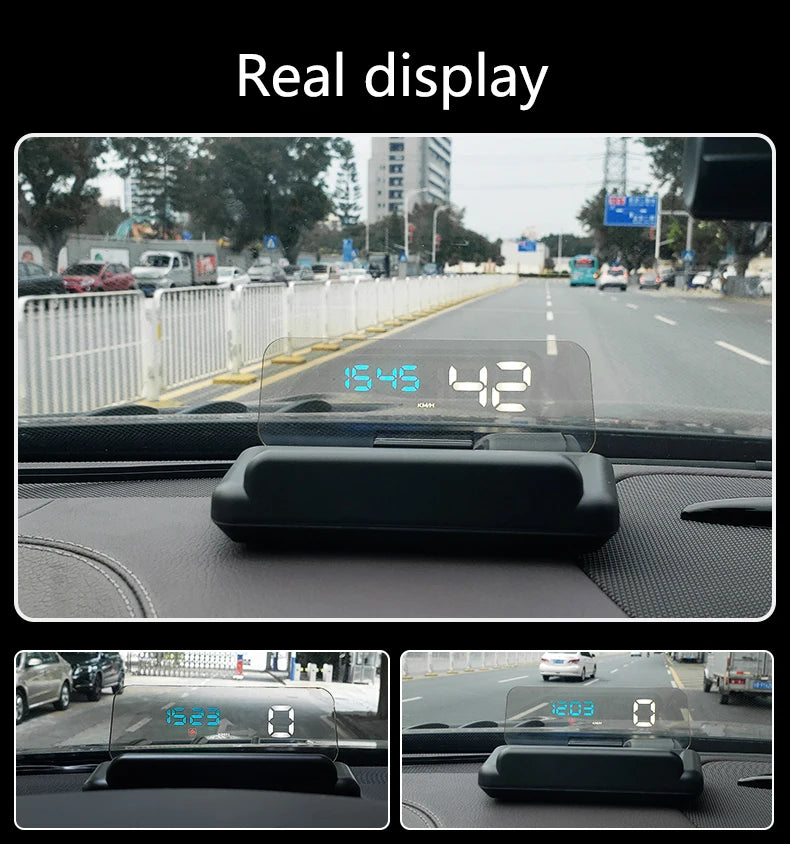 C500 OBD2 T900 GPS HUD Car Head-Up Display OBD Windshield Projector Speedometer Digital Auto Accessories Automotive Electronics