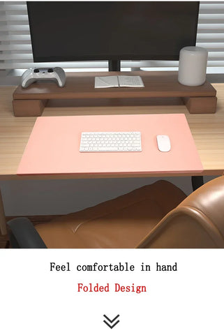 Folding Large Mouse Pad Elbow Guard Wrist Guard Mousepad Office Desk Mat Laptop Computer Desk Pad Gaming Table Mat