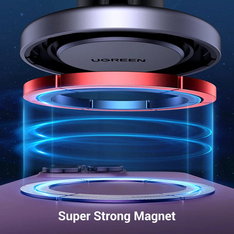 UGREEN Magnetic Car Phone Holder – Air Vent Mount for MagSafe iPhone & Samsung