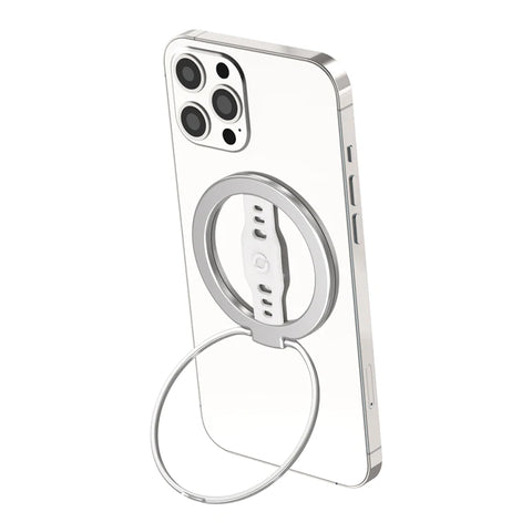 EWA Magnetic Phone Grip and Stand with Silicone Finger Strap for Magsafe Ring Holder Only for iPhone 13 12 Pro/Pro Max/Mini