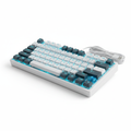 60% Mechanical Gaming Keyboard with Blue Switches and Sea Blue Backlit