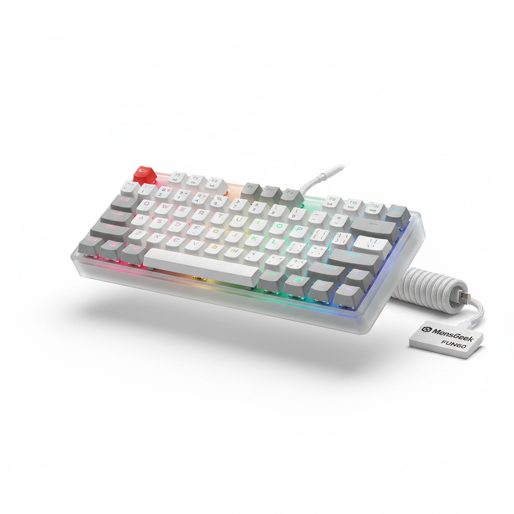 Akko MonsGeek FUN60 60% Mechanical Gaming Keyboard with ARGB lighting